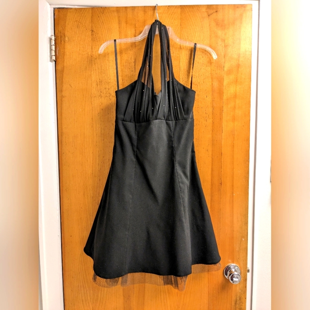 Halter Black Dress